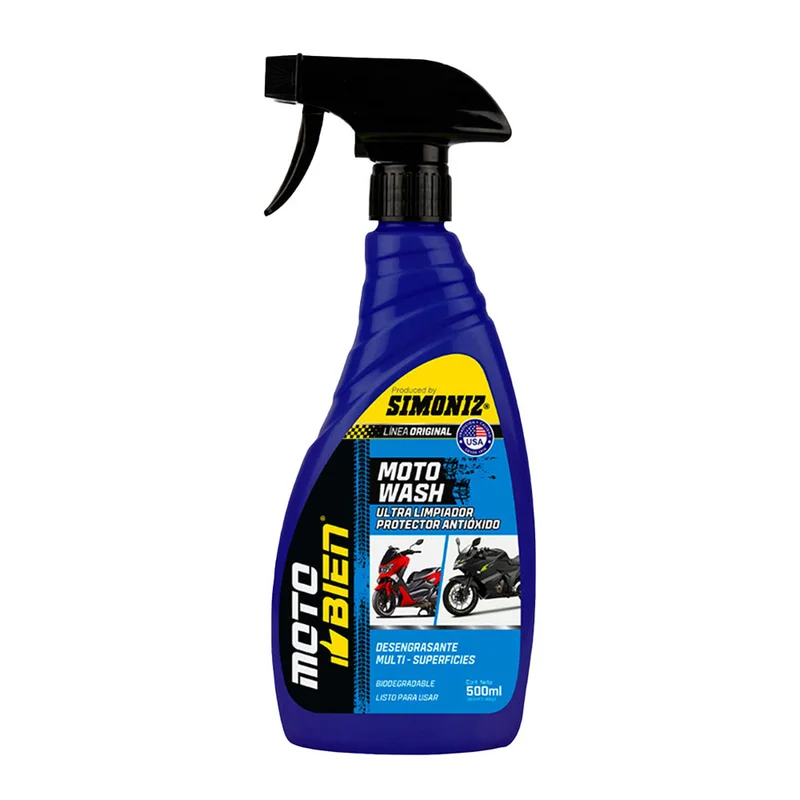 209442-Limpiador_Protector_Antioxido-1 MOTO WASH ULTRA LIMPIADOR MOTO BIEN SIMONIZ 500 ML - Imagen 1