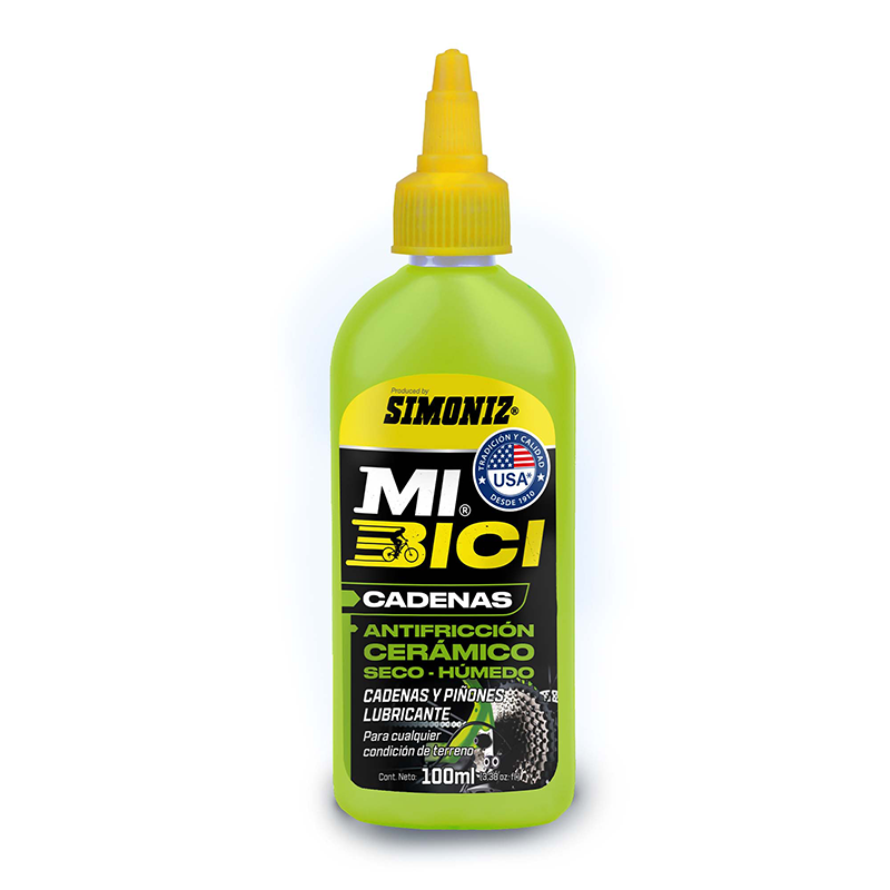 209733-1-Lubricante_Cadenas_Ceramico_Simoniz_Mi_Bici_100ml.webp LUBRICANTE CADENAS ANTIFRICCION CERÁMICO MI BICI SIMONIZ 100 ML - Imagen 1