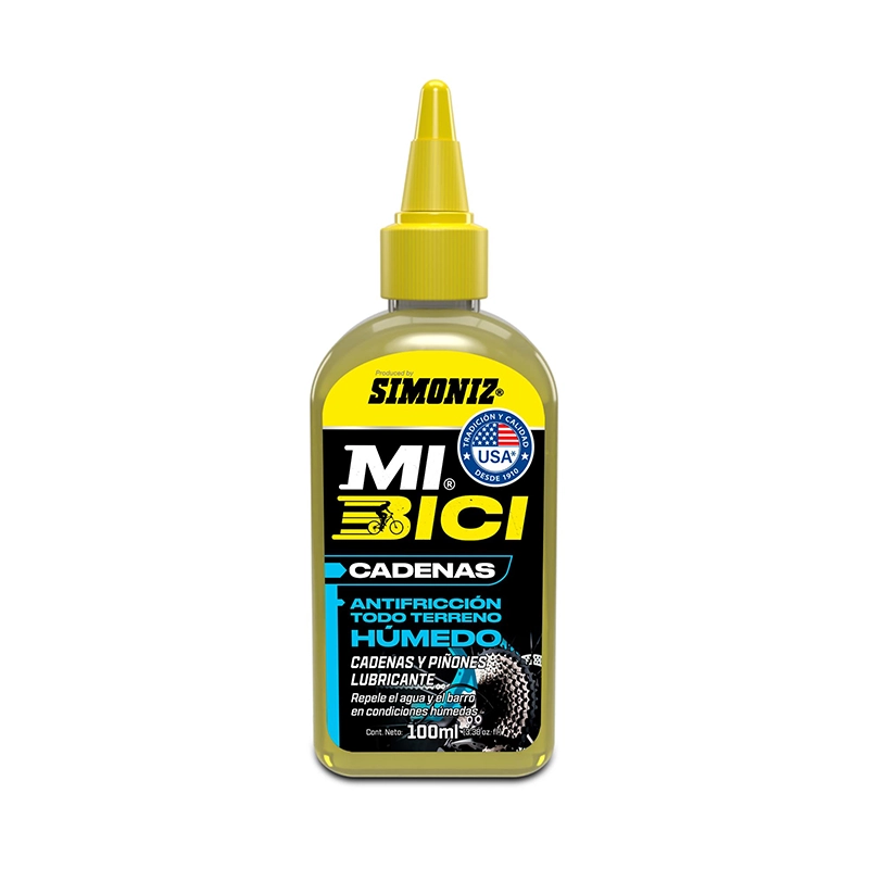 209734_01 LUBRICANTE HÚMEDO TODO TERRENO PARA CADENAS MI BICI SIMONIZ 100 ML - Imagen 1
